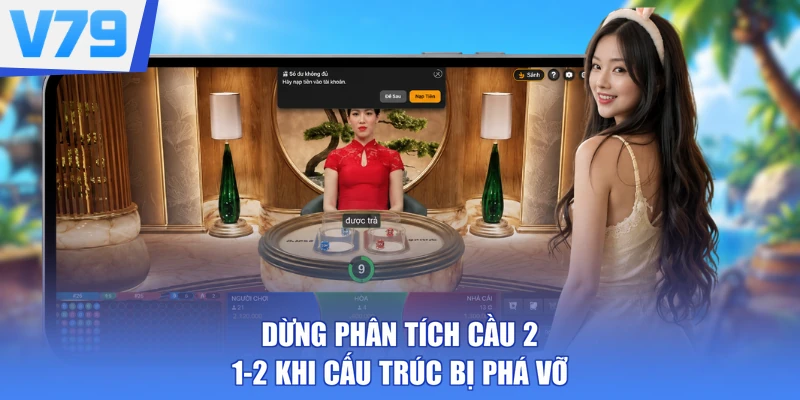 Dừng phân tích cầu 2-1-2 khi cấu trúc bị phá vỡ